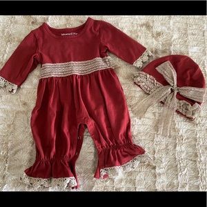 Newborn Romper/hat